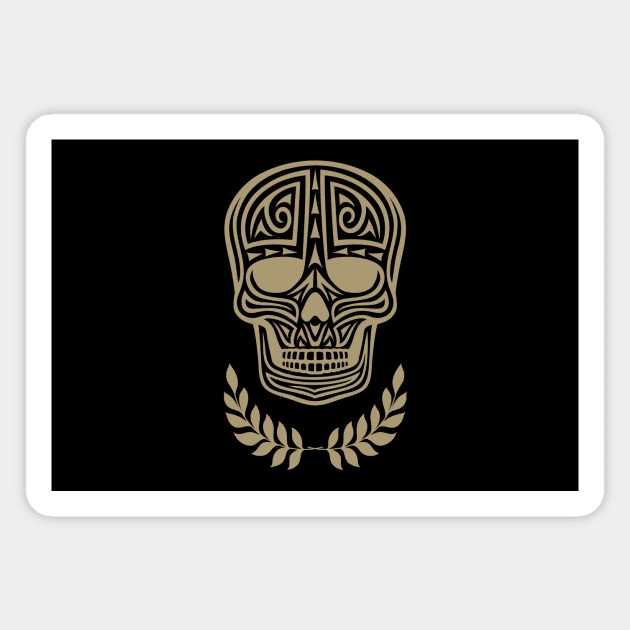 Skull Tribal Tattoo Magnet by little osaka shop